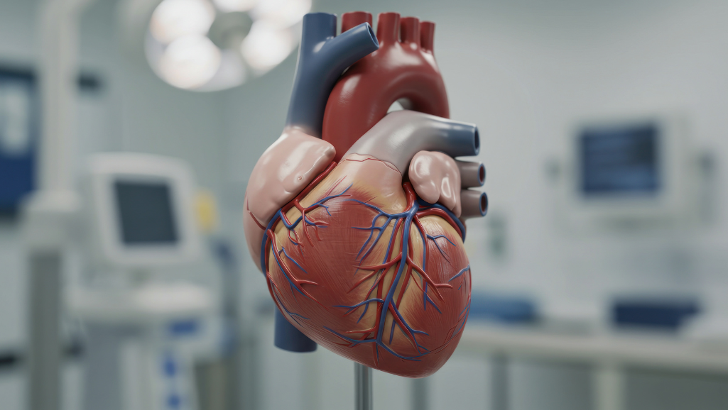A detailed anatomical cross-section depicting the intricate connection between the heart and gut, showcasing the profound physiological impact of stress and anxiety. The heart, rendered in vibrant crimson, pulses with energy, while the gut appears as a winding, earthen-toned pathway, highlighting the bidirectional communication between the two. Delicate neural networks intertwine, emphasizing the gut-brain axis and the profound ways in which mental wellness manifests in physical well-being. Soft, diffused lighting casts a contemplative mood, inviting the viewer to reflect on the holistic nature of human health. Captured through a medium format lens, the image conveys a sense of depth and intimacy, drawing the observer into this crucial but often overlooked aspect of the mind-body connection.